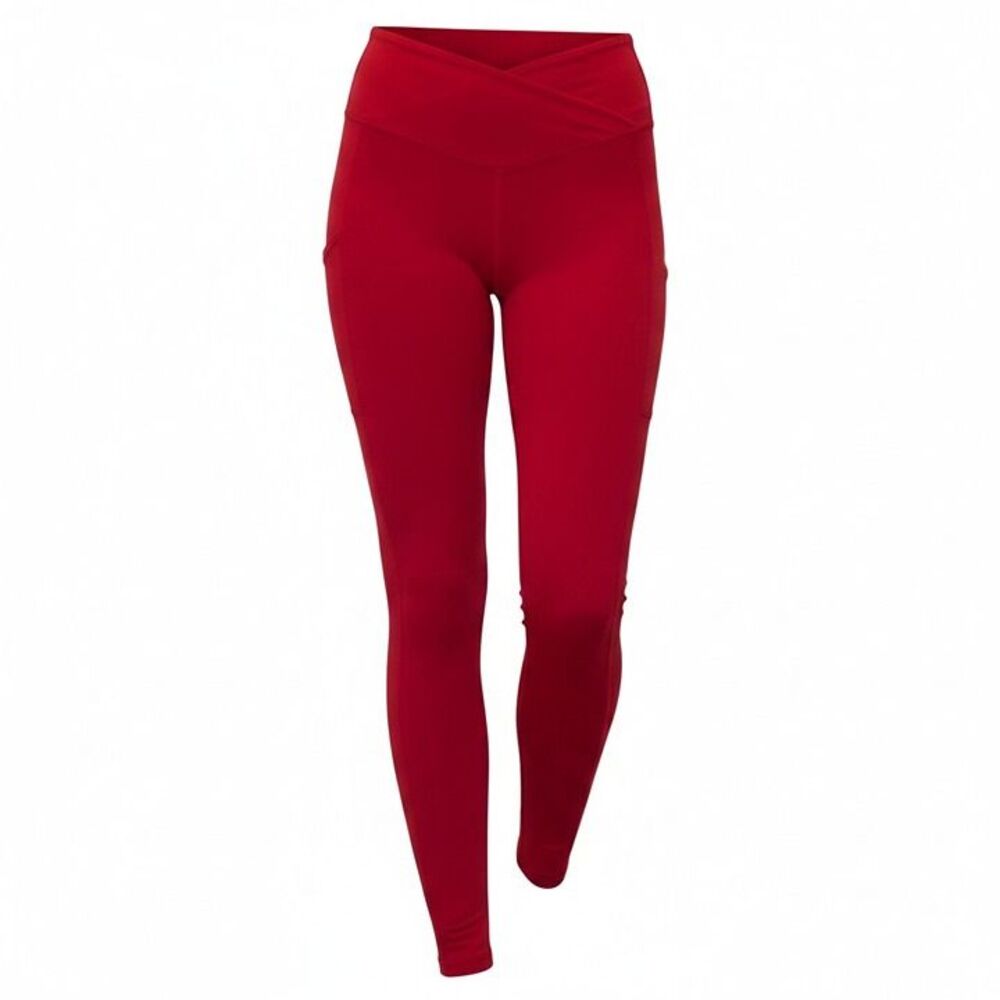 Red Cross Waist Pocket Leggings